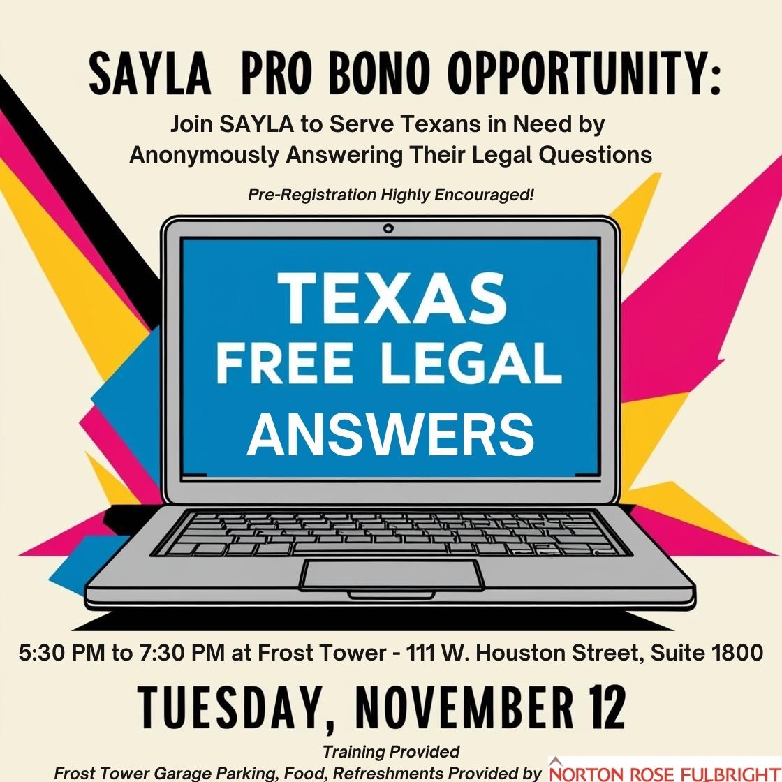 SAYLA Free Legal Answers Clinic